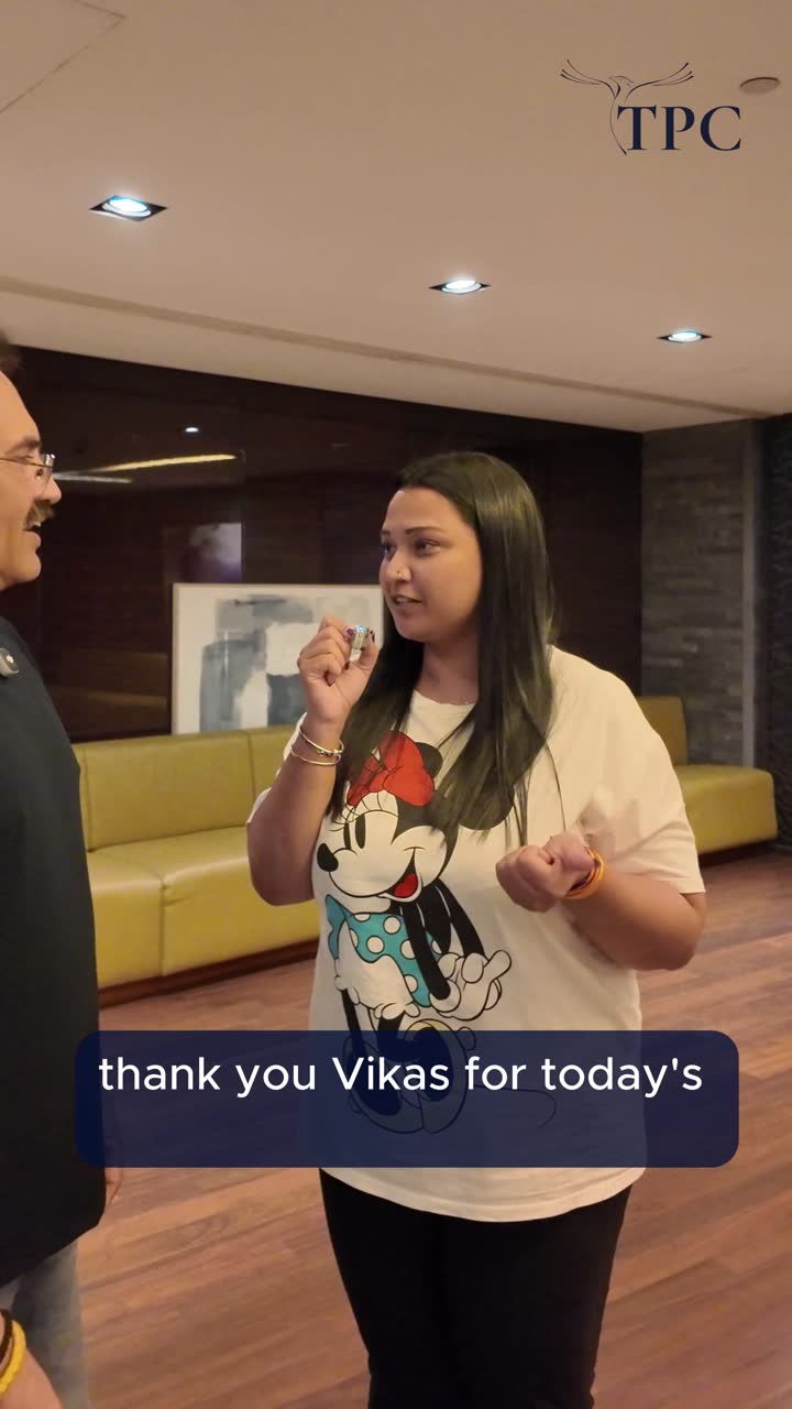 Geetanjali Potdar sharing feedback after a Phoenix Code session with Vikas Sharma